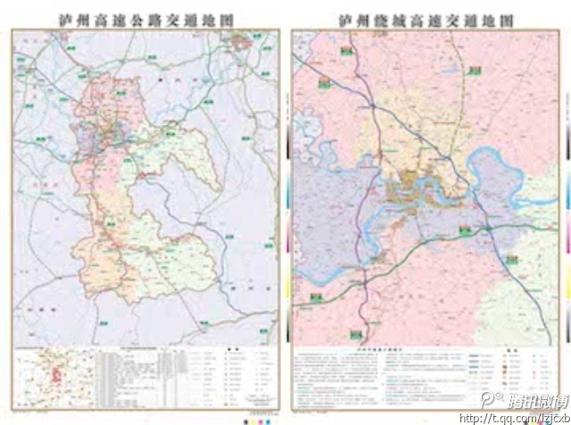 泸州首张高速公路地图出炉免费向过往车辆发放
