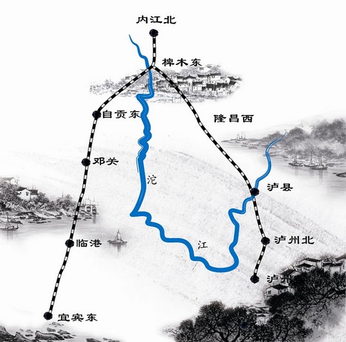 川南城际铁路筹资难 突围:打造沿线风情小镇?(图1) 川南城际铁路筹资难 突围:打造沿线风情小镇?(图1)