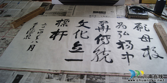 泸州:楹联学泰斗回家乡指导楹联文化工作(图1) 泸州:楹联学泰斗回家乡指导楹联文化工作(图1)