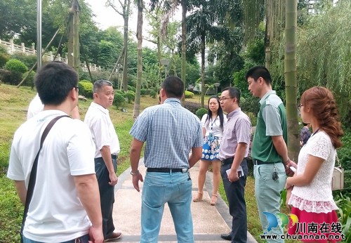 泸州市城管局检查华阳街道社区垃圾分类示范情况(图1)