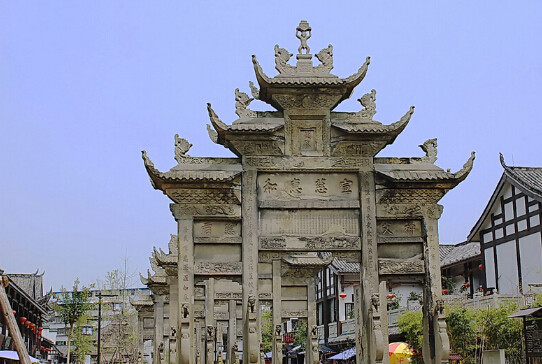泸州北门隆昌的石牌坊 用什么曲子来歌而讴之?(图1) 泸州北门隆昌的石牌坊 用什么曲子来歌而讴之?(图1)