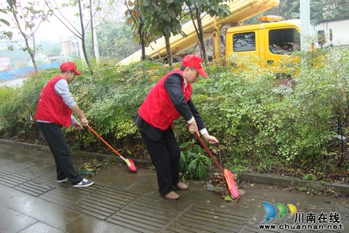 华阳街道：党员去哪儿系列活动之情系环卫工