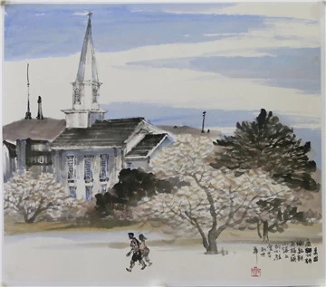 月底泸州画家邓世华家乡办画展展示旅美新作(图4)
