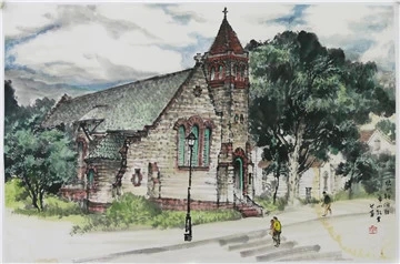 月底泸州画家邓世华家乡办画展展示旅美新作(图5)
