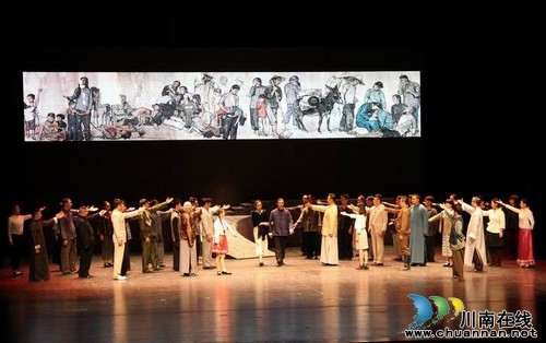 话剧《蒋兆和》北京首演获好评(图3)