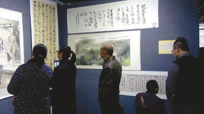 遂宁眉山资阳内江雅安5市书画联展在内江开展(图1) 遂宁眉山资阳内江雅安5市书画联展在内江开展(图1)