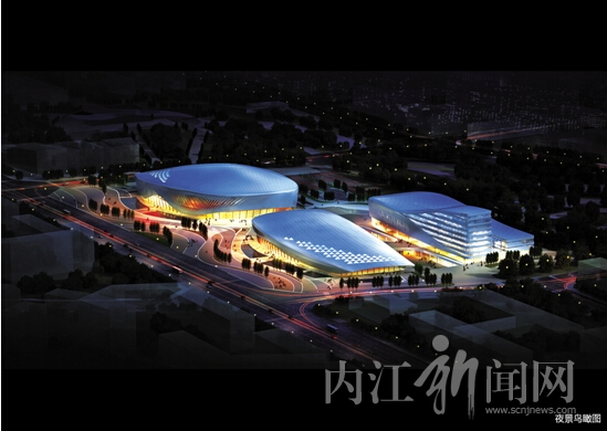 内江市体育中心:在湿地公园旁“横空出世”(图4) 内江市体育中心:在湿地公园旁“横空出世”(图4)