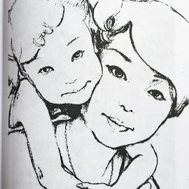 8岁小女异地上学&nbsp;自贡妈妈数十封手绘信寄思念(图1)