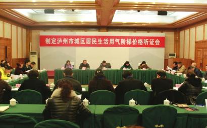 泸州昨日召开生活用气阶梯价格听证会(图1)