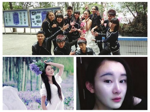 泸州“考艺女神”&nbsp;向偶像“范爷”奔跑