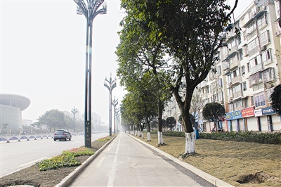 宜宾中心城区风貌大变样 城市新景迎新年(图)(图1) 宜宾中心城区风貌大变样 城市新景迎新年(图)(图1)