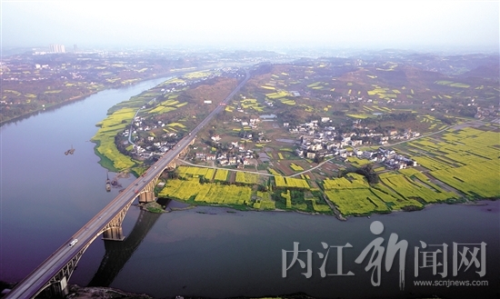 旅游阳春三月&nbsp;八大线路，带你畅游内江花海(图1)