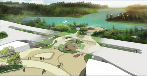 自贡"城市会客厅"再升级 将建跨线桥(图1) 自贡"城市会客厅"再升级 将建跨线桥(图1)