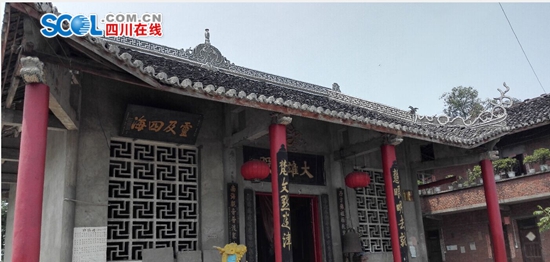 内江千年芦音寺 沈从文曾用钢笔手绘其风貌(图4) 内江千年芦音寺 沈从文曾用钢笔手绘其风貌(图4)