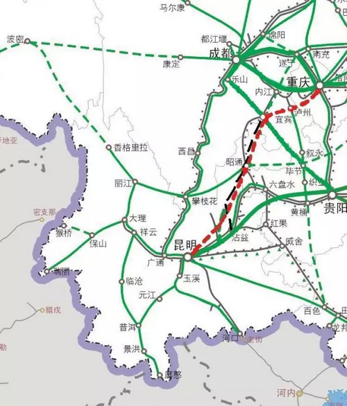 错过成贵高铁别痛&nbsp;渝昆高铁将开启泸州全速时代(图3)