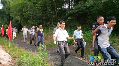 泸县牛滩镇开展地质灾害应急演练(图1)