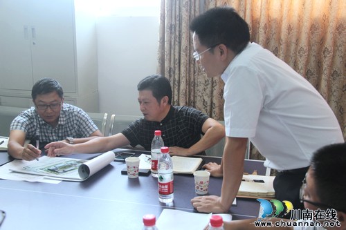 泸县县委宣传部长颜习林率队督查泸县中医医院项目建设推进工作(图1)