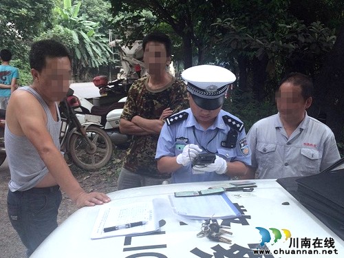 泸县交警重拳出击大力整治假牌套牌车(图1) 泸县交警重拳出击大力整治假牌套牌车(图1)