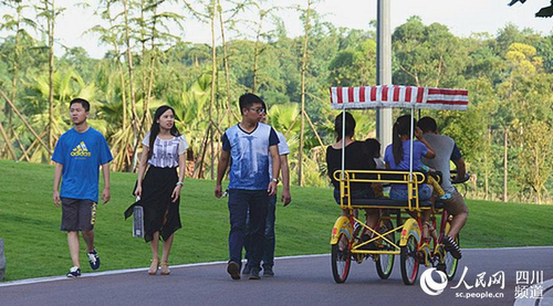 自贡市区最大湿地公园&nbsp;复合绿道全长逾6公里(图2)
