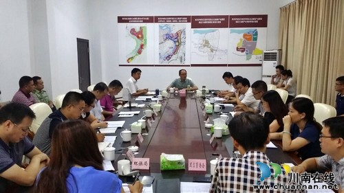 合江县委书记带队到合江临港工业园区召开现场办公会(图1)