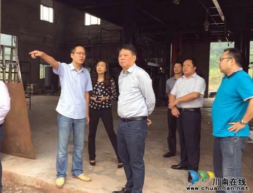 泸州市委副秘书长率队专题调研合江临港园区(图1) 泸州市委副秘书长率队专题调研合江临港园区(图1)