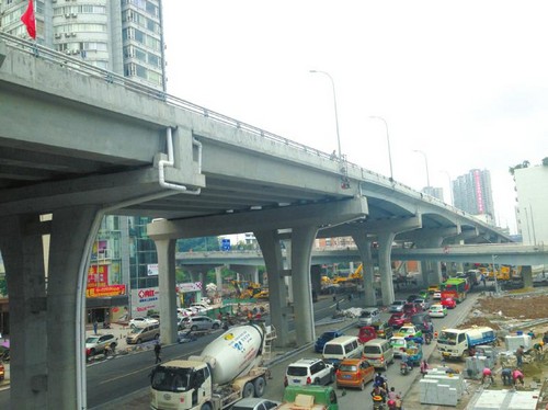 内江邱家嘴立交桥国庆节前通车(图1) 内江邱家嘴立交桥国庆节前通车(图1)