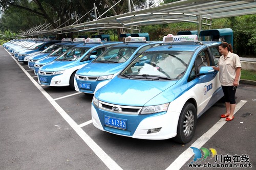 泸州250辆纯电动出租车9个月减排1900吨(图1)