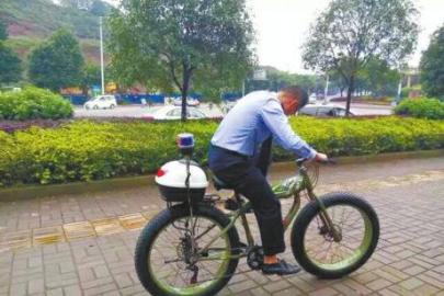 泸州警用自行车上线 交警到现场再不怕堵车(图1) 泸州警用自行车上线 交警到现场再不怕堵车(图1)