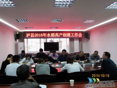 泸县召开2016年水稻高产创建工作座谈会(图1) 泸县召开2016年水稻高产创建工作座谈会(图1)