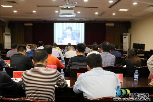 泸县组织参加全省不动产统一登记职责机构整合工作电视电话会议(图1)