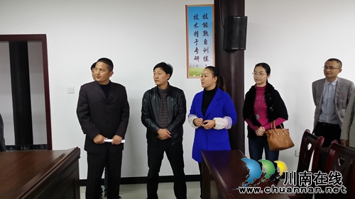 泸县教育局党委书记、局长朱大清到立石镇调研成教工作(图2)