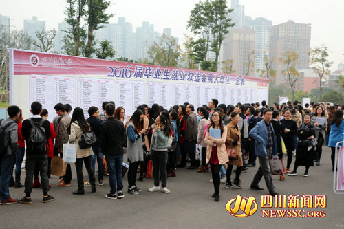 四川医科大学举行“双选会”&nbsp;2万余岗位亮相(图4)
