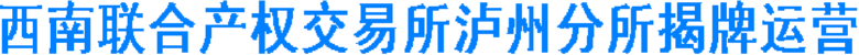 西南联合产权交易所泸州分所揭牌运营(图1) 西南联合产权交易所泸州分所揭牌运营(图1)