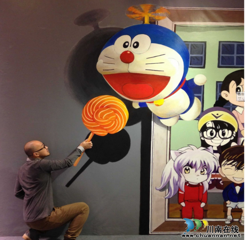 泸州龙城怡康生活广场狂欢之旅3D画展明开幕(图2)