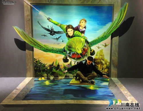 泸州龙城怡康生活广场狂欢之旅3D画展明开幕(图5)