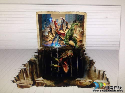 泸州龙城怡康生活广场狂欢之旅3D画展明开幕(图6)