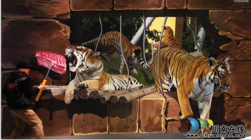 泸州龙城怡康生活广场狂欢之旅3D画展明开幕(图3)