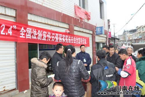 护家镇开展12.4全国法制宣传日活动(图1)