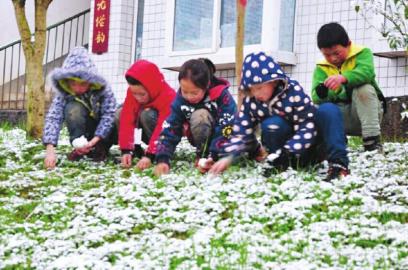川南第一场雪&nbsp;比以往来得晚一些(图2)