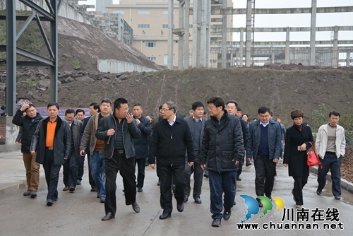 泸州市2015年度现场流动考查组走进合江临港园区(图1)