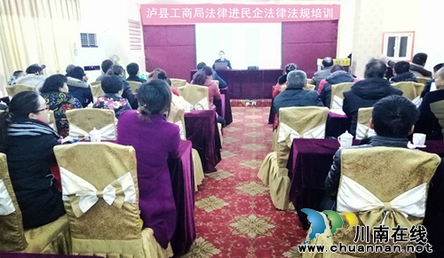 泸县工商局开展法律进民企法律法规培训(图2)