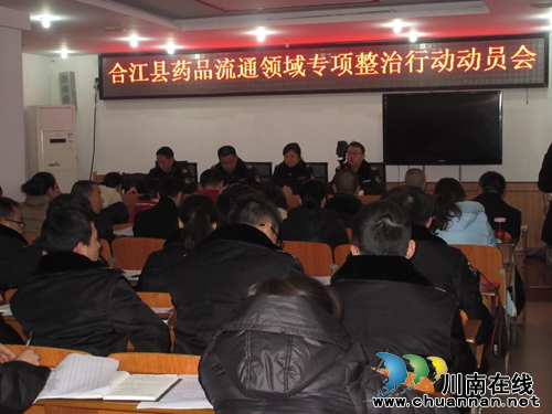 合江县召开药品流通领域专项整治行动动员会(图1)