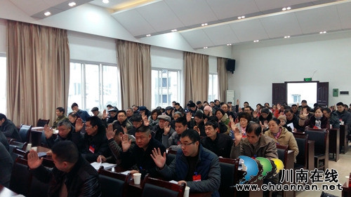 泸县嘉明镇召开第六届人民代表七次会议(图2)