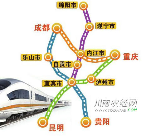 川南城际铁路内江段有序推进(图1)