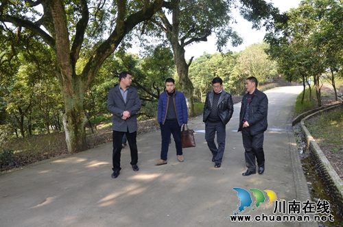 泸州市发改委何朝黔到太伏镇调研生态旅游开发(图1)