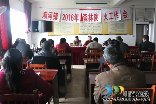 泸县潮河镇：森林防火工作会进村社(图1)