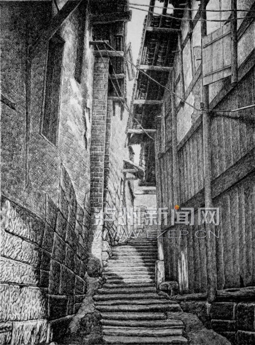 泸州民警学画四年 练就钢笔画艺术大家(图3) 泸州民警学画四年 练就钢笔画艺术大家(图3)
