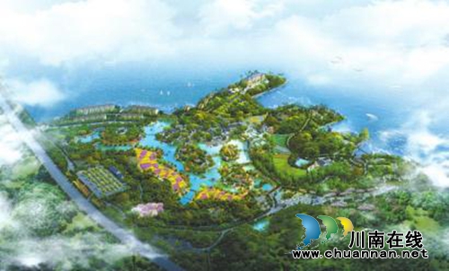 占地50万平米! 泸州4亿重金打造“桃花源”(图1) 占地50万平米! 泸州4亿重金打造“桃花源”(图1)