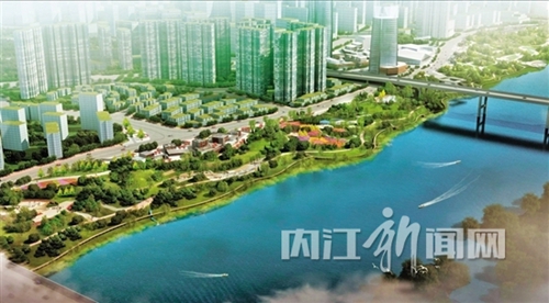 内江市滨江湿地生态公园&nbsp;预计5月底开建(图1)