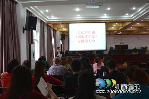 大山坪街道召开《国家安全法》专题学习会(图1)